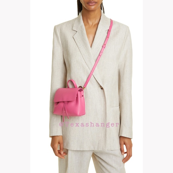NWT Mansur Gavriel Mini Soft Lady Bag Handbag Dolly Pink - Picture 1 of 16